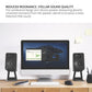 Kanto Elevated Desktop Speaker Stands for Midsize Speakers - Pair (Black)