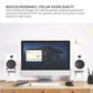 Kanto Elevated Desktop Speaker Stands for Midsize Speakers - Pair (White)