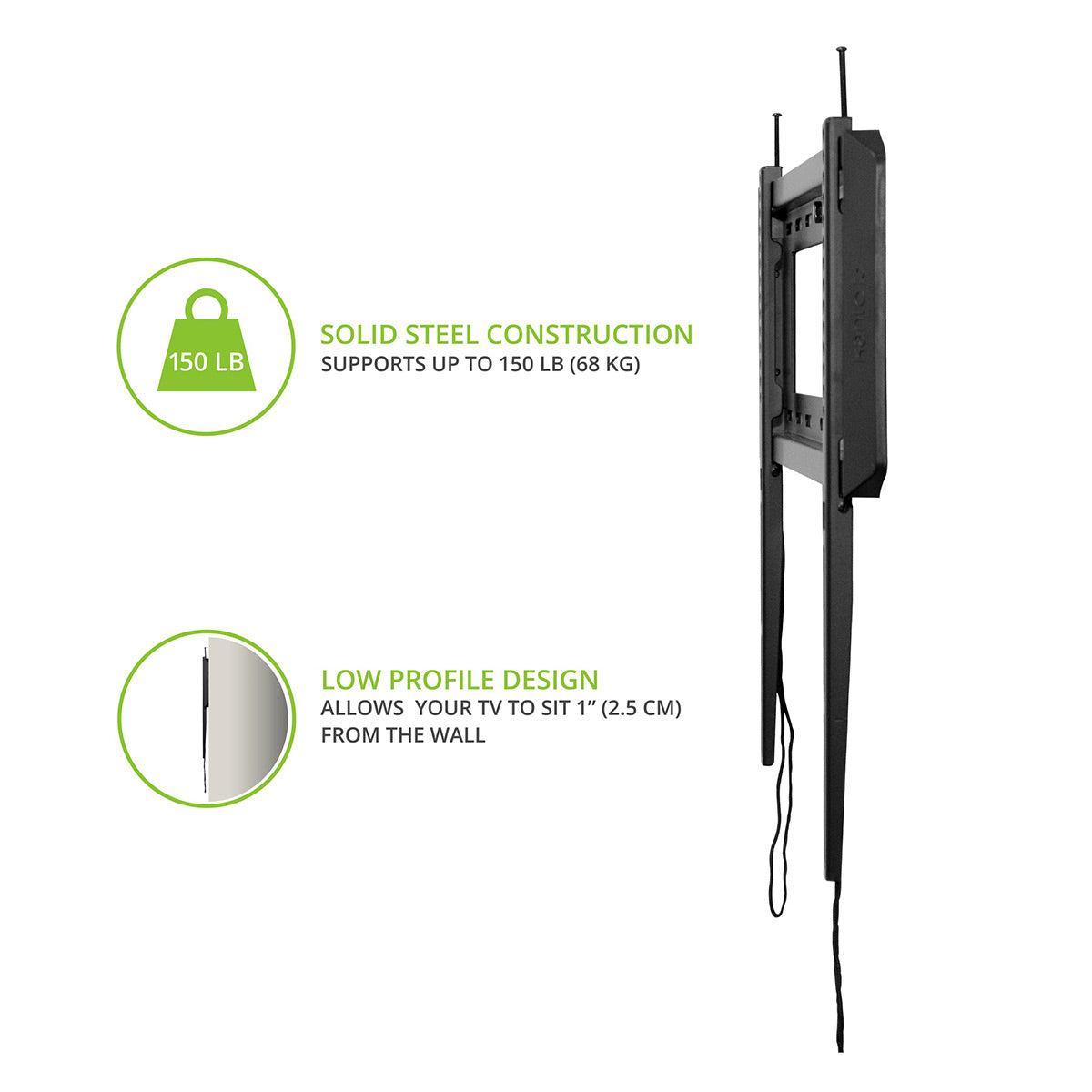 Kanto F3760 Fixed TV Mount for 37" - 70" TVs