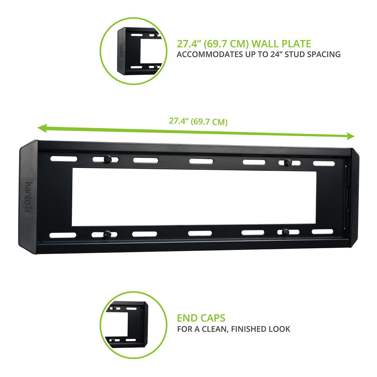 Kanto F3760 Fixed TV Mount for 37" - 70" TVs
