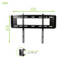 Kanto F3760 Fixed TV Mount for 37" - 70" TVs