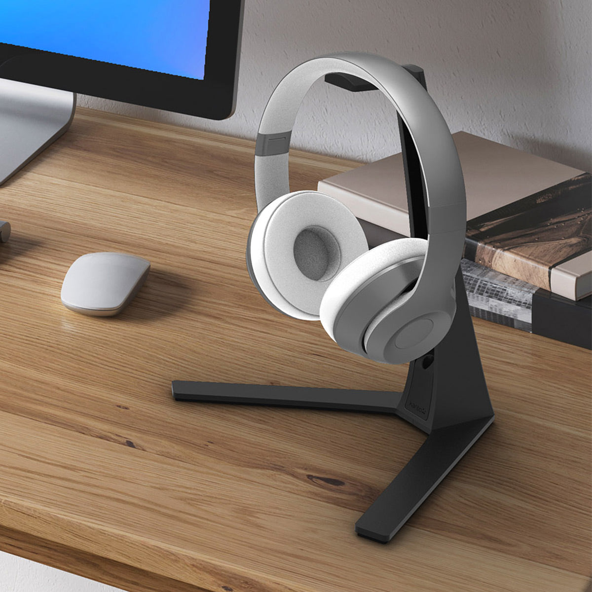 Kanto H3 Universal Desktop Headphone Stand with Adapter Holder