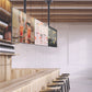 Kanto MBC211T Menu Board Ceiling Mount System with Tilting Arms for 40" - 60" TVs (2 Screens)