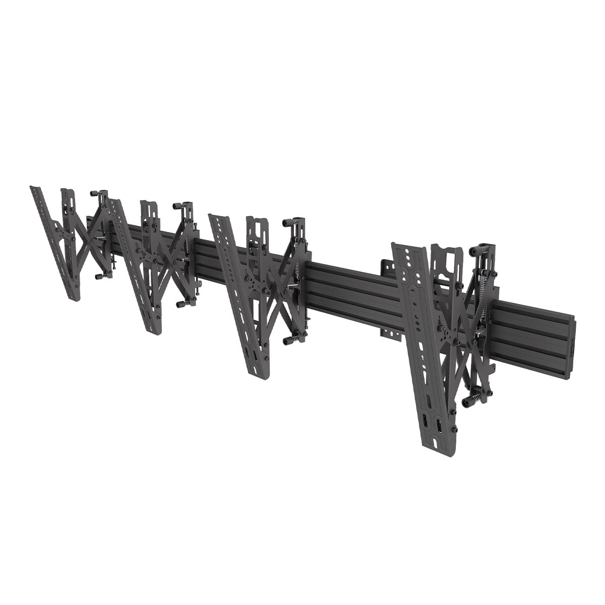 Kanto MBW21PT Menu Board Wall Mount System with Tilting Arms for 40" - 60" TVs (2 Screens)