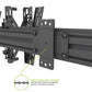 Kanto MBW41PT Menu Board Wall Mount System with Tilting Arms for 40" - 60" TVs (4 Screens)