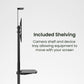 Kanto MTM70PL Height Adjustable Rolling TV Stand for 40" - 70" TVs