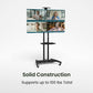 Kanto MTM70PL Height Adjustable Rolling TV Stand for 40" - 70" TVs