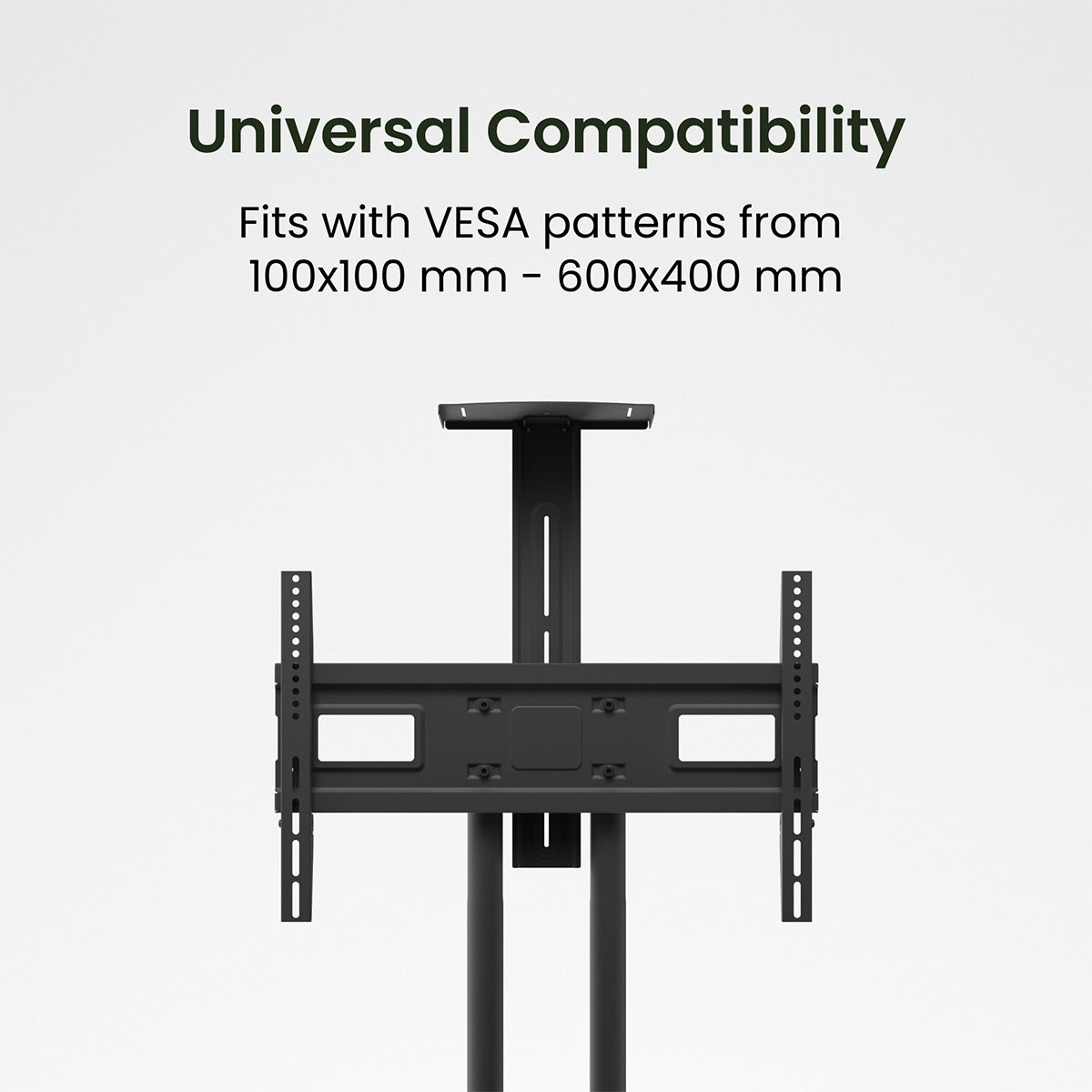 Kanto MTM70PL Height Adjustable Rolling TV Stand for 40" - 70" TVs