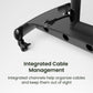 Kanto MTM70PL Height Adjustable Rolling TV Stand for 40" - 70" TVs