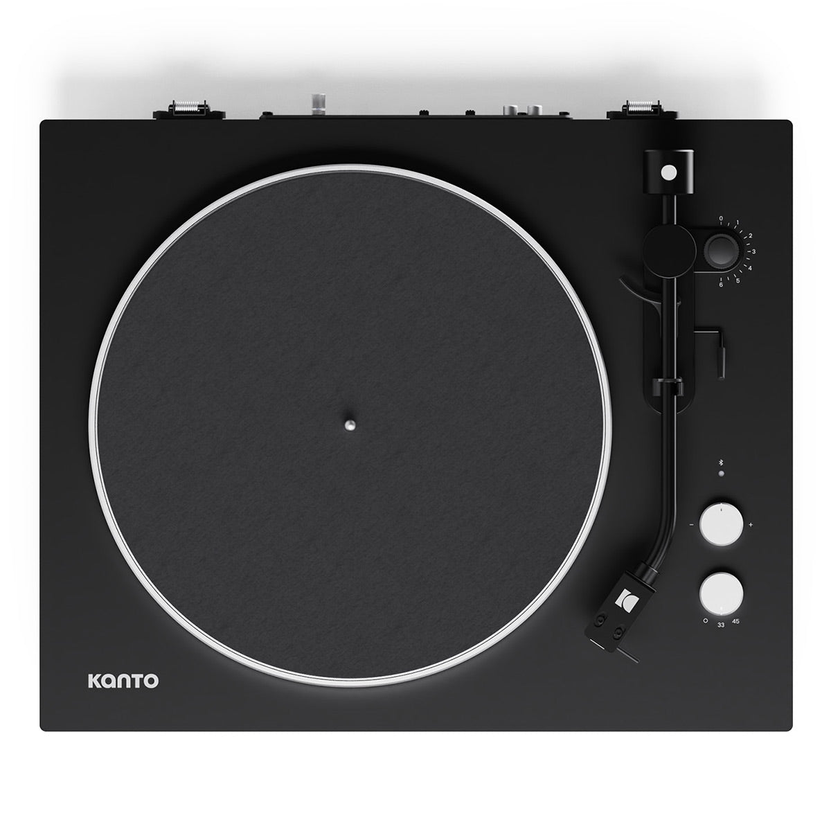 Kanto OBI3 Bluetooth 5.3 Turntable with Built-In Preamp (Matte Black)