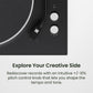 Kanto OBI3 Bluetooth 5.3 Turntable with Built-In Preamp (Matte Black)