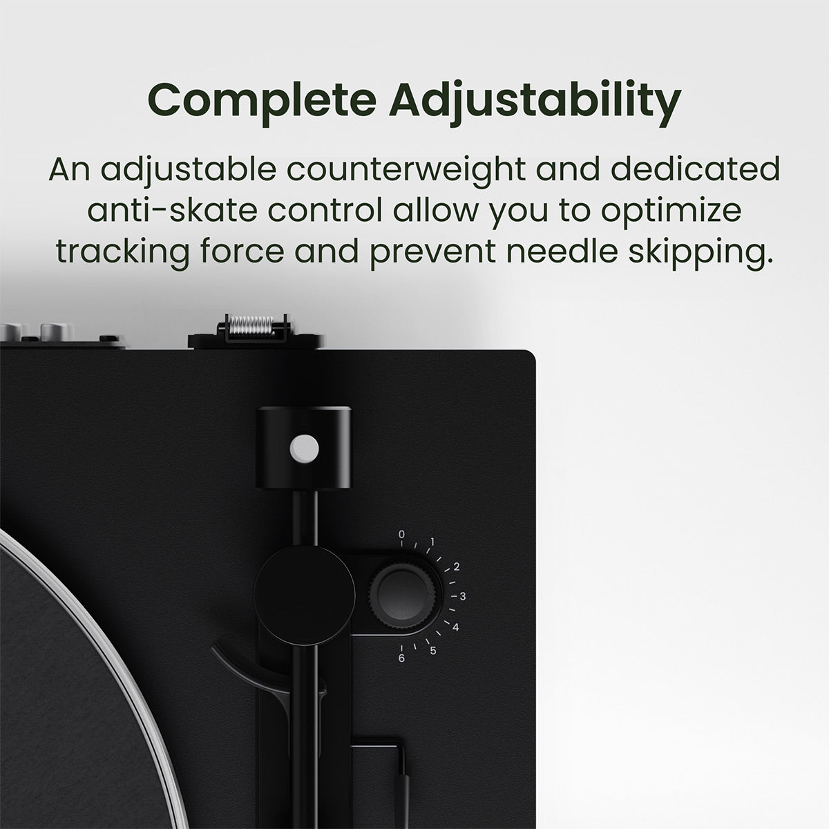 Kanto OBI3 Bluetooth 5.3 Turntable with Built-In Preamp (Matte Black)