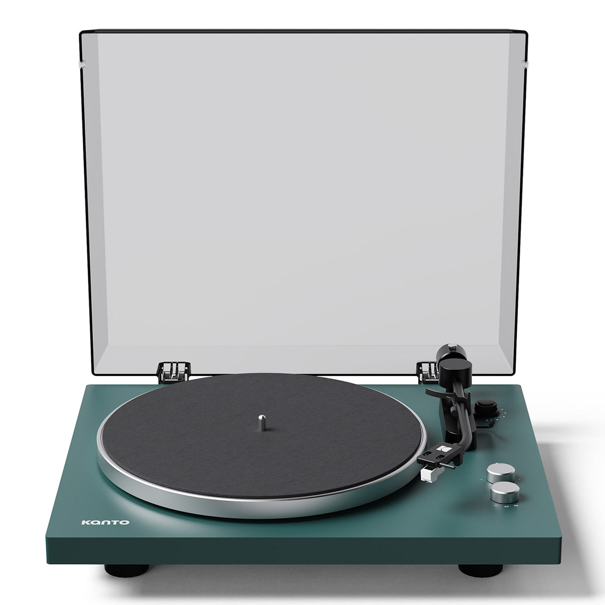 Kanto OBI3 Bluetooth 5.3 Turntable with Built-In Preamp (Matte Green)
