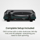 Kanto OBI3 Bluetooth 5.3 Turntable with Built-In Preamp (Matte Green)