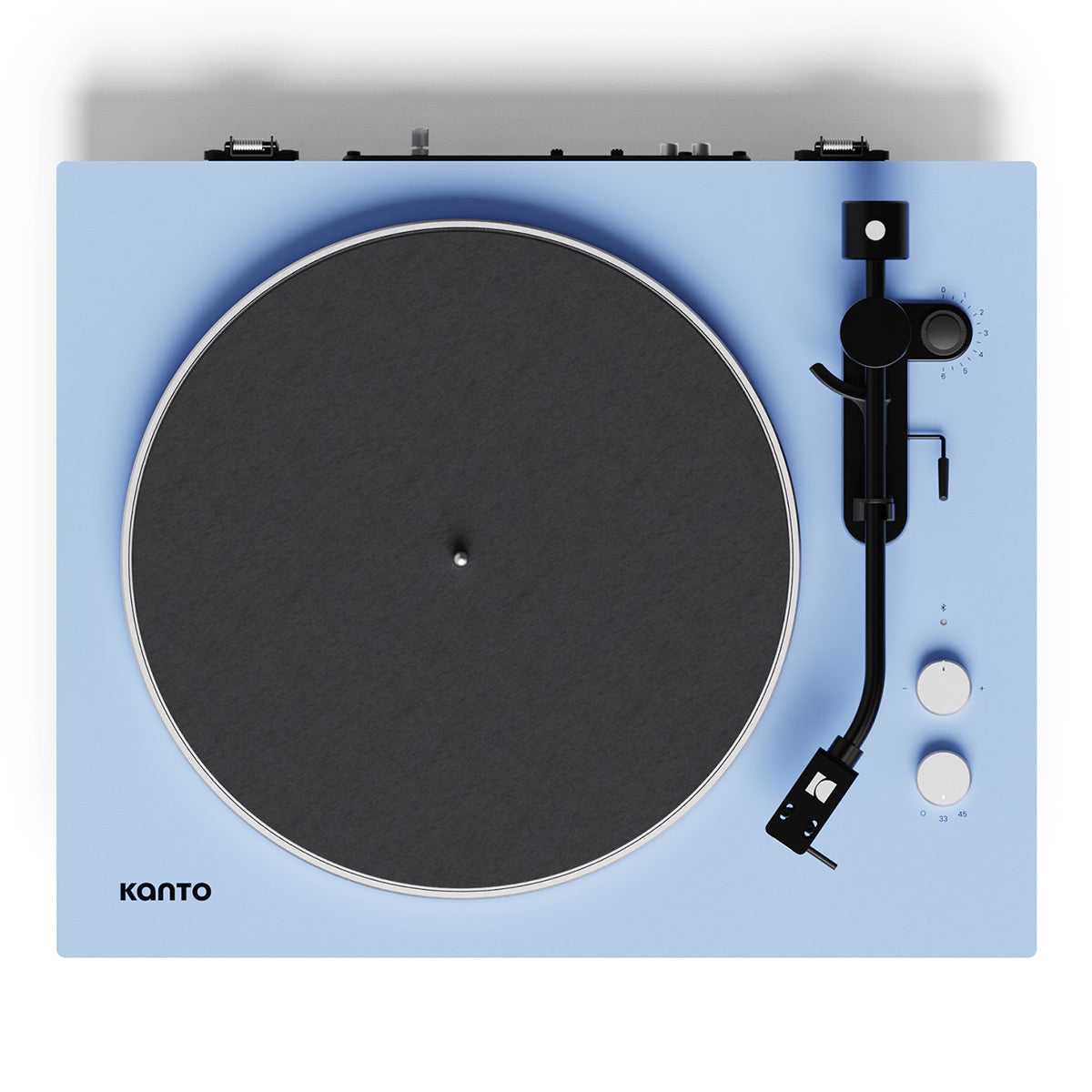 Kanto OBI3 Bluetooth 5.3 Turntable with Built-In Preamp (Matte Ice Blue)