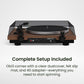 Kanto OBI3 Bluetooth 5.3 Turntable with Built-In Preamp (Matte Walnut)