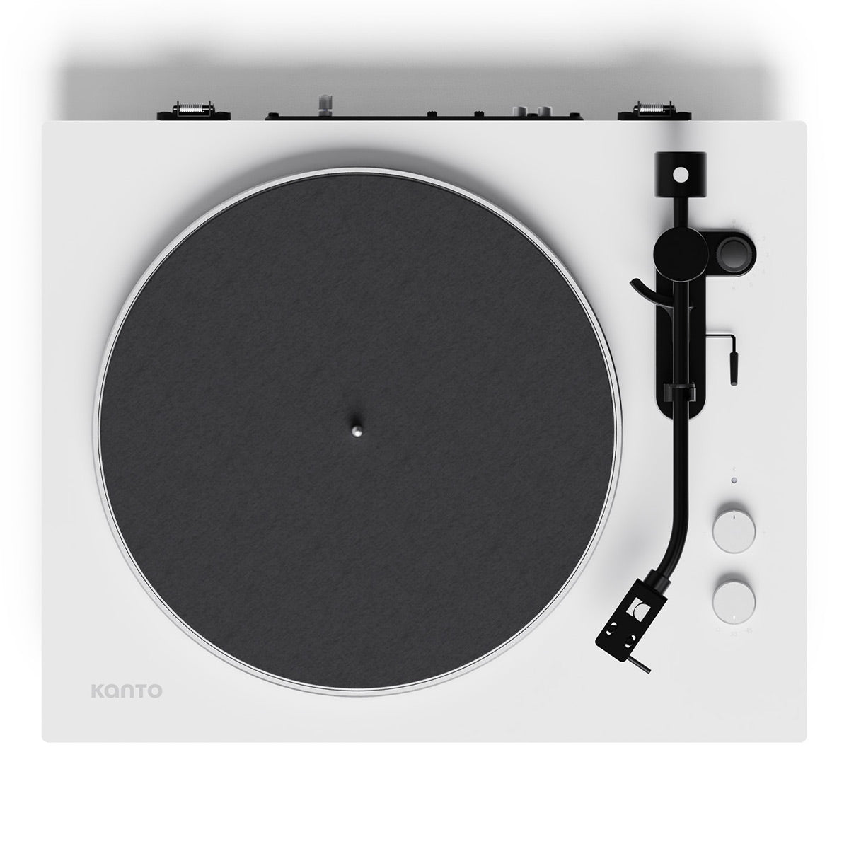 Kanto OBI3 Bluetooth 5.3 Turntable with Built-In Preamp (Matte White)