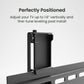 Kanto PF405 Ultra Low-Profile Fixed TV Wall Mount for 50&rdquo; - 90&rdquo; TV