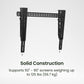Kanto PT405 Ultra Low-Profile Tilting TV Mount for 50&rdquo; - 90&rdquo; TVs
