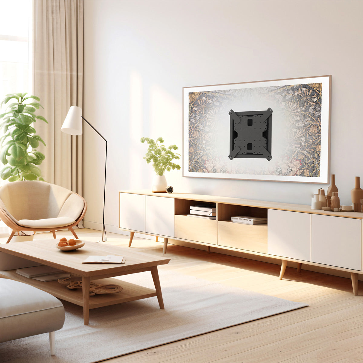 Kanto R400 Pro Series Recessed In Wall Full Motion TV Mount for 35"-65" TVs