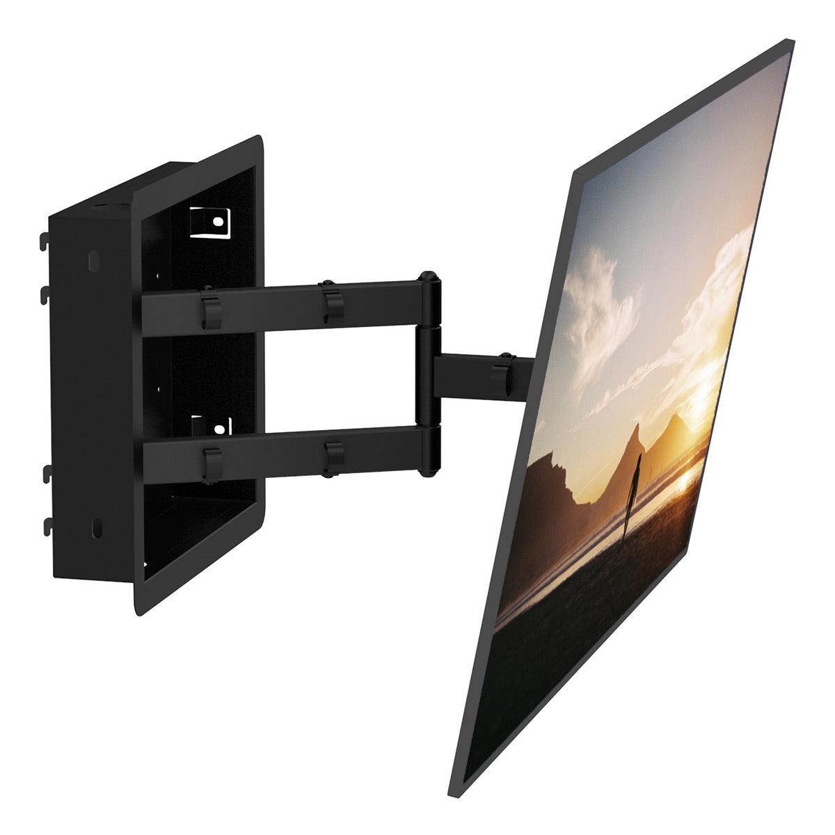 Kanto R400 Pro Series Recessed In Wall Full Motion TV Mount for 35"-65" TVs