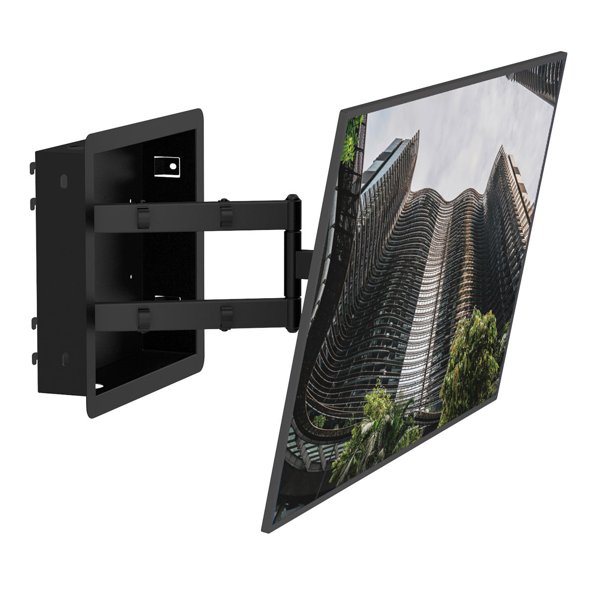 Kanto R400 Pro Series Recessed In Wall Full Motion TV Mount for 35"-65" TVs