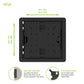 Kanto R400 Pro Series Recessed In Wall Full Motion TV Mount for 35"-65" TVs
