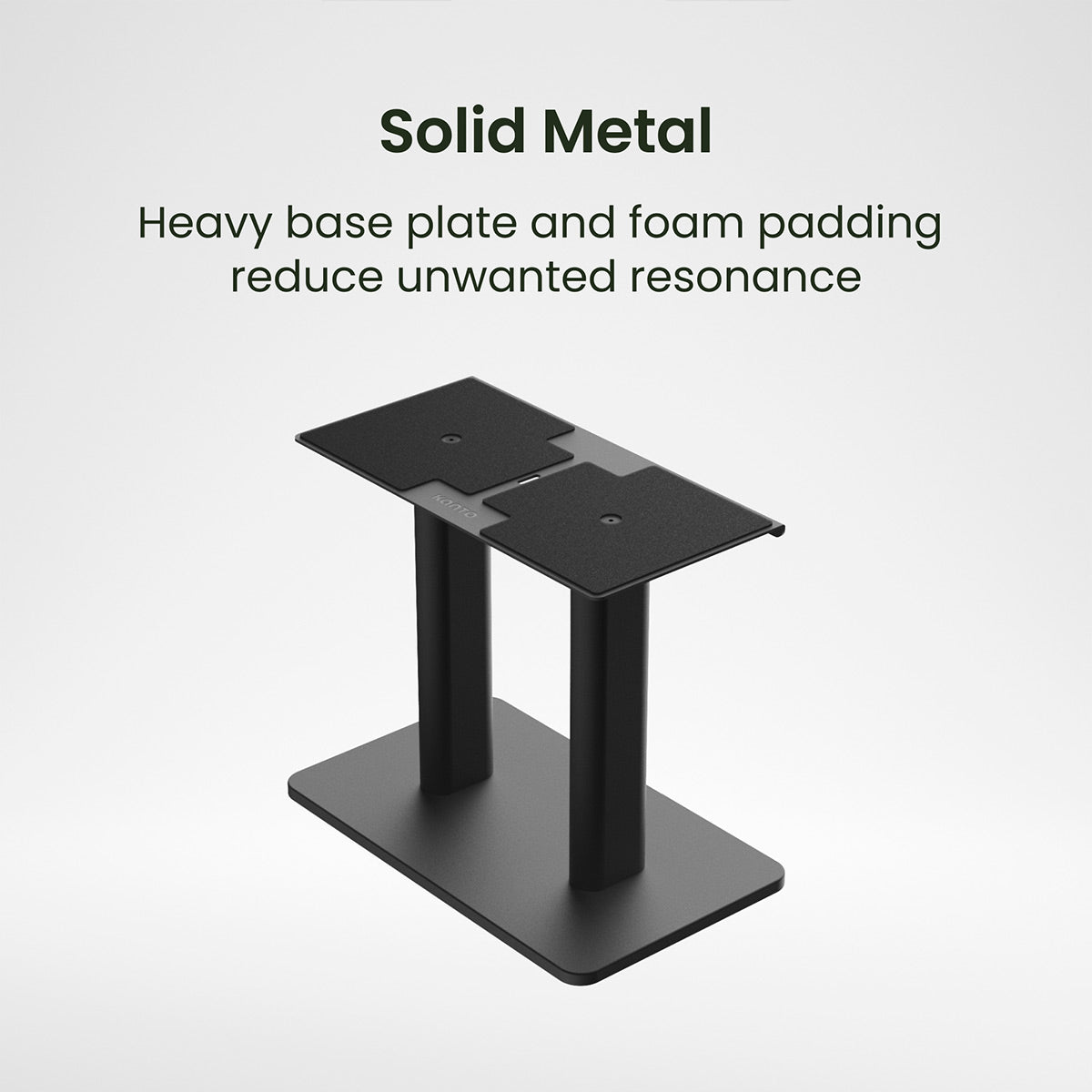 Kanto SCH Universal Height Adjustable Center Channel Speaker Stand