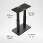 Kanto SCH Universal Height Adjustable Center Channel Speaker Stand