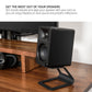 Kanto SE2P Elevated Desktop Speaker Stands for Small Speakers (Pink)