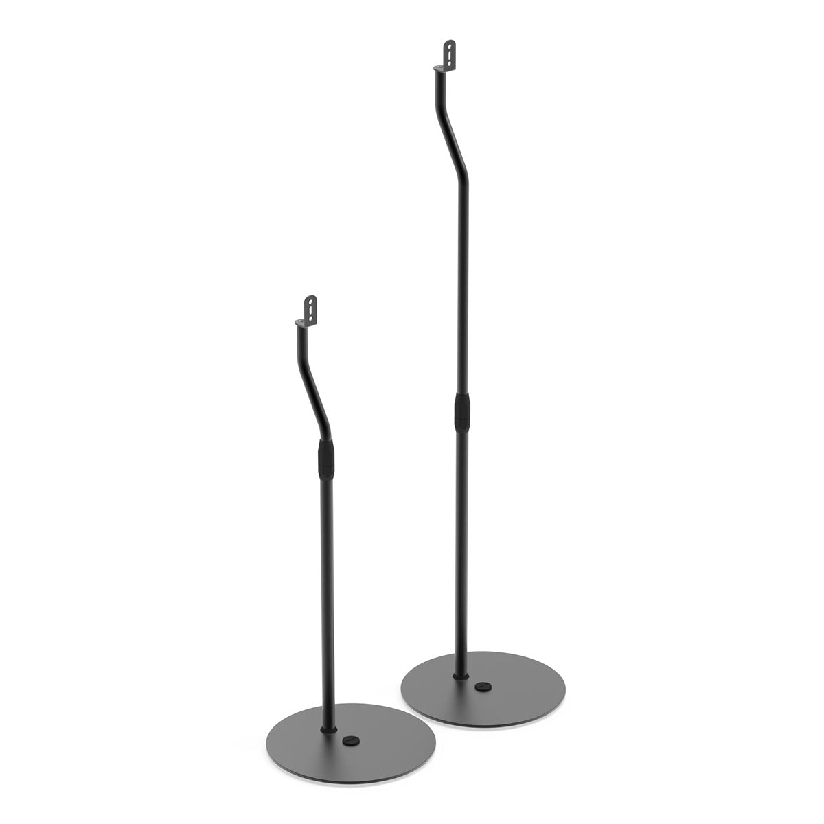 Kanto SLH Universal Height Adjustable Satellite Speaker Stands - Pair (Black)