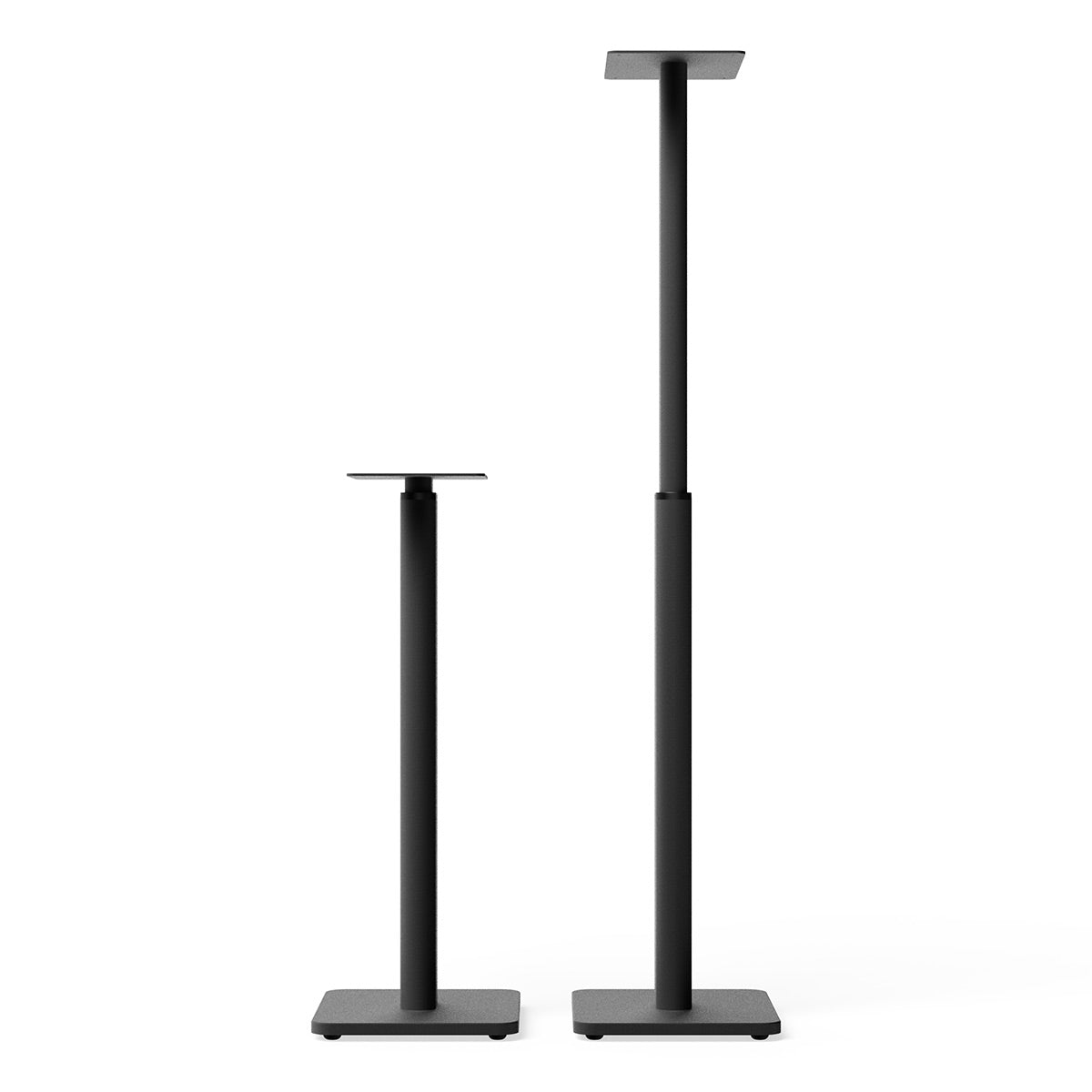 Kanto SPH Universal Height Adjustable Bookshelf Speaker Stands - Pair (Black)