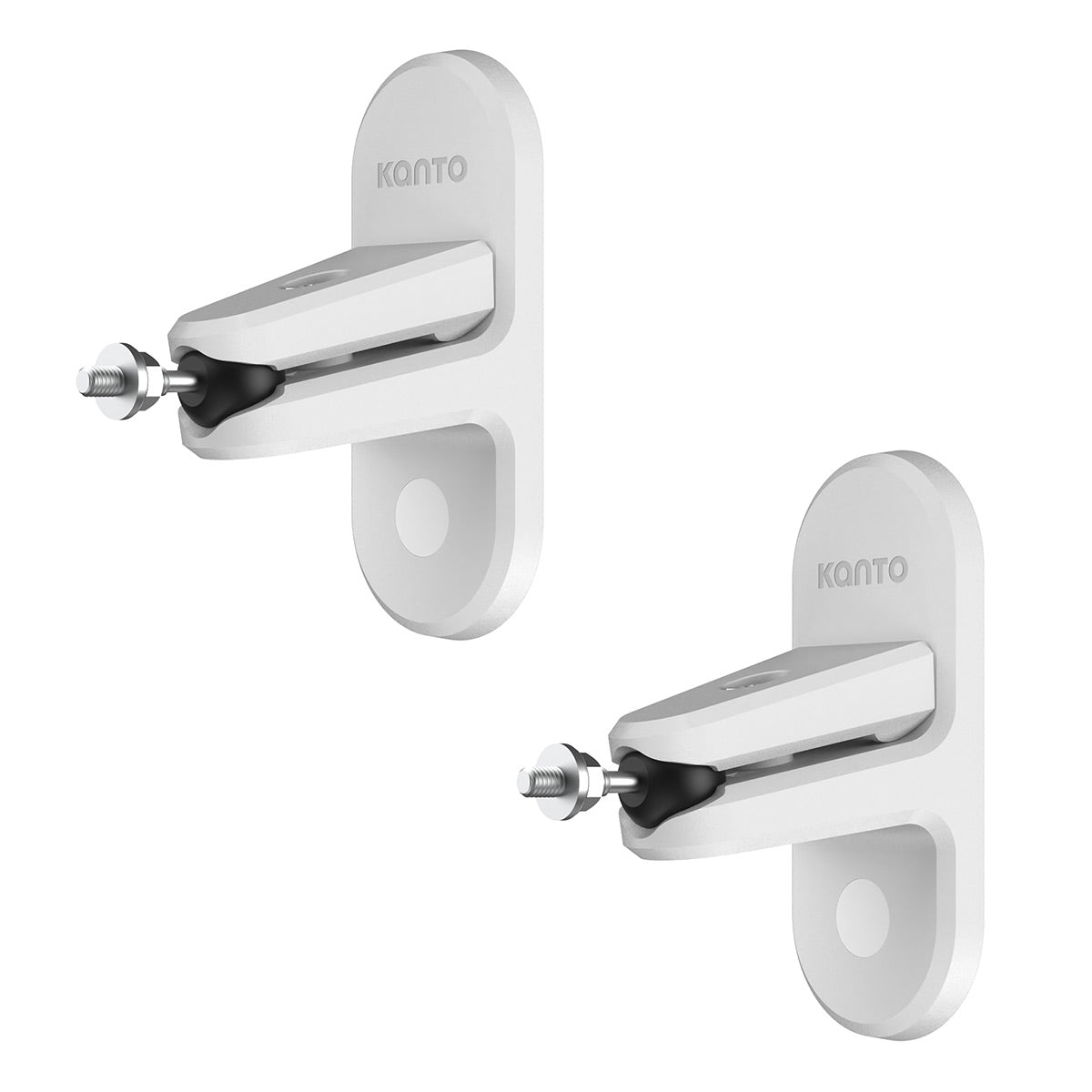 Kanto SPW3W Rear Mount Universal Speaker Wall Mount - Pair (White)