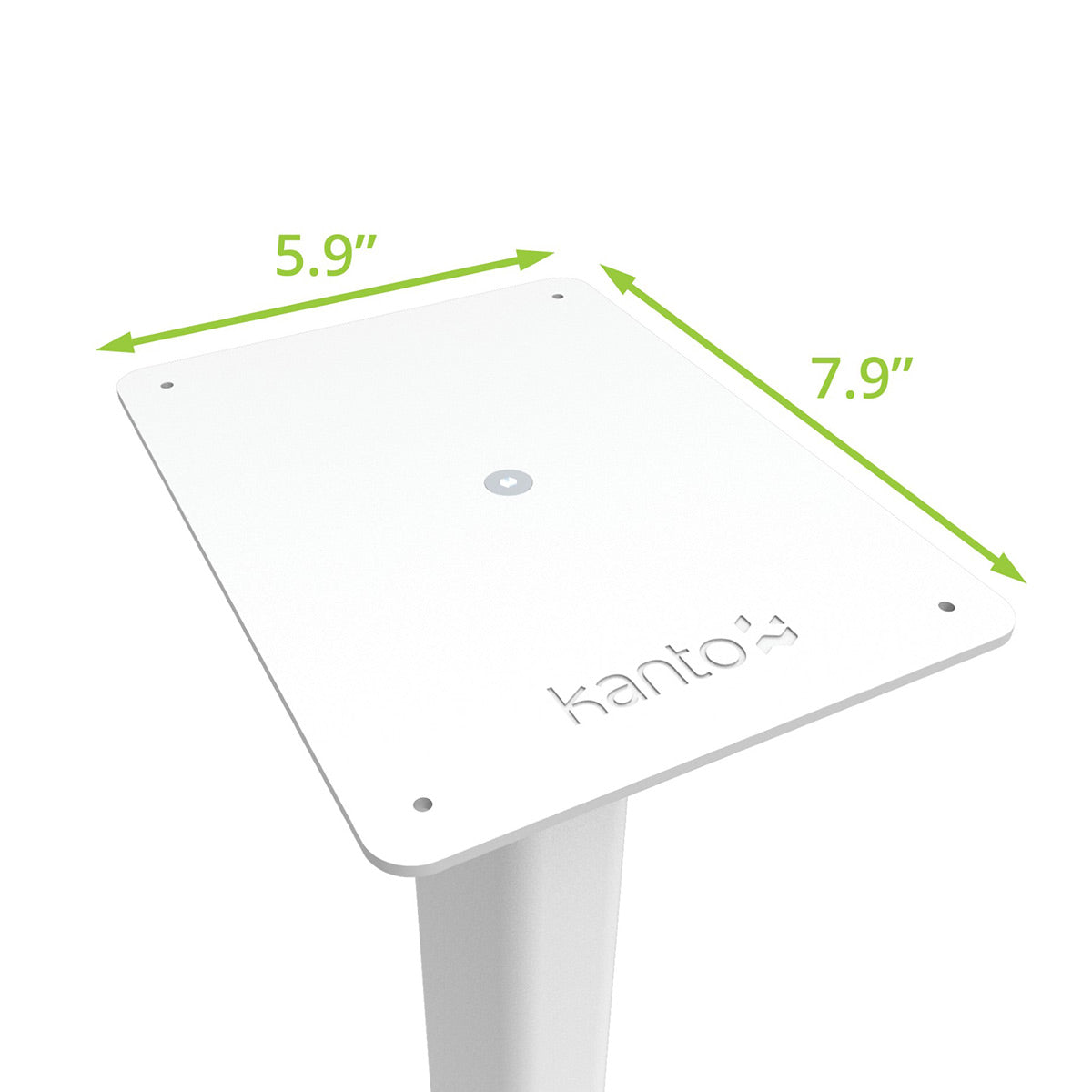 Kanto ST28W 28" Universal Bookshelf Speaker Floor Stands - Pair (White)
