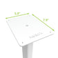 Kanto ST28W 28" Universal Bookshelf Speaker Floor Stands - Pair (White)