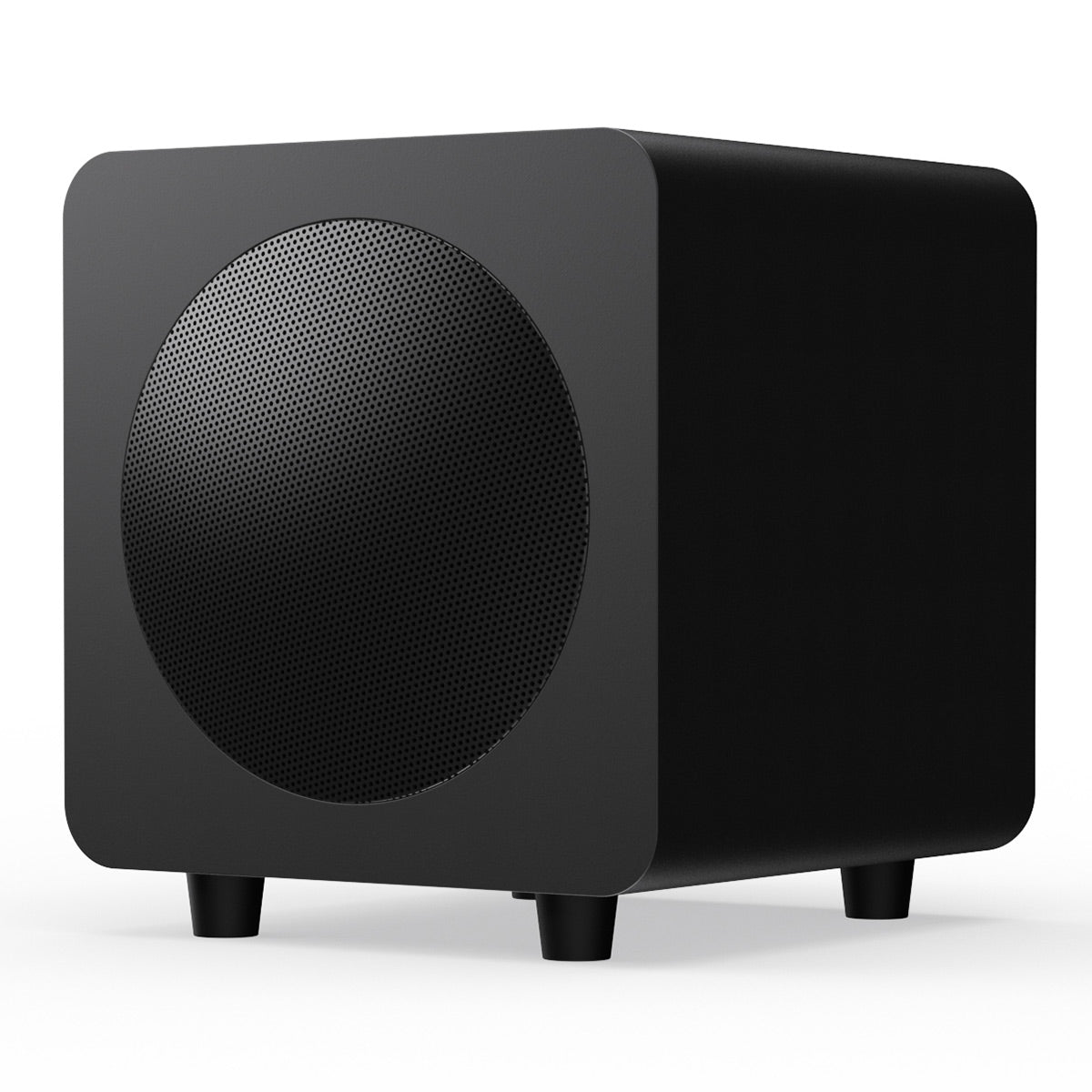 Kanto SUB6 6" Powered Subwoofer Bundle with AudioQuest Jack Russell Subwoofer Cable - 4m (Black)