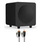 Kanto SUB6 6" Powered Subwoofer Bundle with AudioQuest Jack Russell Subwoofer Cable - 4m (Black)
