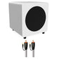 Kanto SUB8 8" Powered Subwoofer Bundle with AudioQuest Jack Russell Subwoofer Cable - 4m (White)