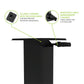 Kanto SX30 30" Fillable Speaker Stands with Isolation Feet - Pair (Black)