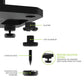 Kanto SX30 30" Fillable Speaker Stands with Isolation Feet - Pair (Black)