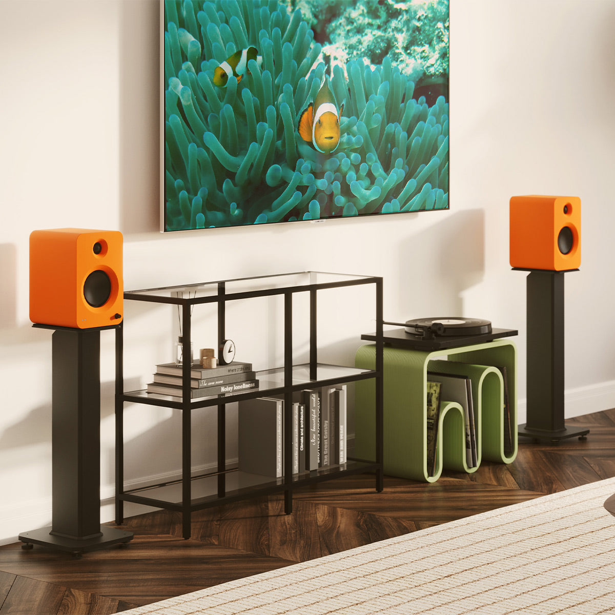 Kanto SX30 30" Fillable Speaker Stands with Isolation Feet - Pair (Black)