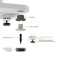 Kanto SX30 30" Fillable Speaker Stands with Isolation Feet - Pair (White)