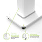 Kanto SX30 30" Fillable Speaker Stands with Isolation Feet - Pair (White)