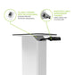 Kanto SX30 30" Fillable Speaker Stands with Isolation Feet - Pair (White)