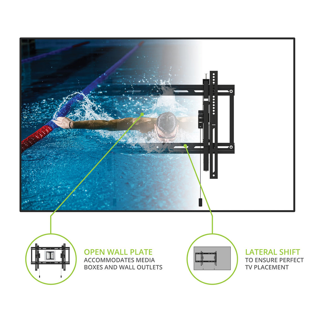 Kanto TE300SG Outdoor Tilt TV Mount 45"-100" TVs