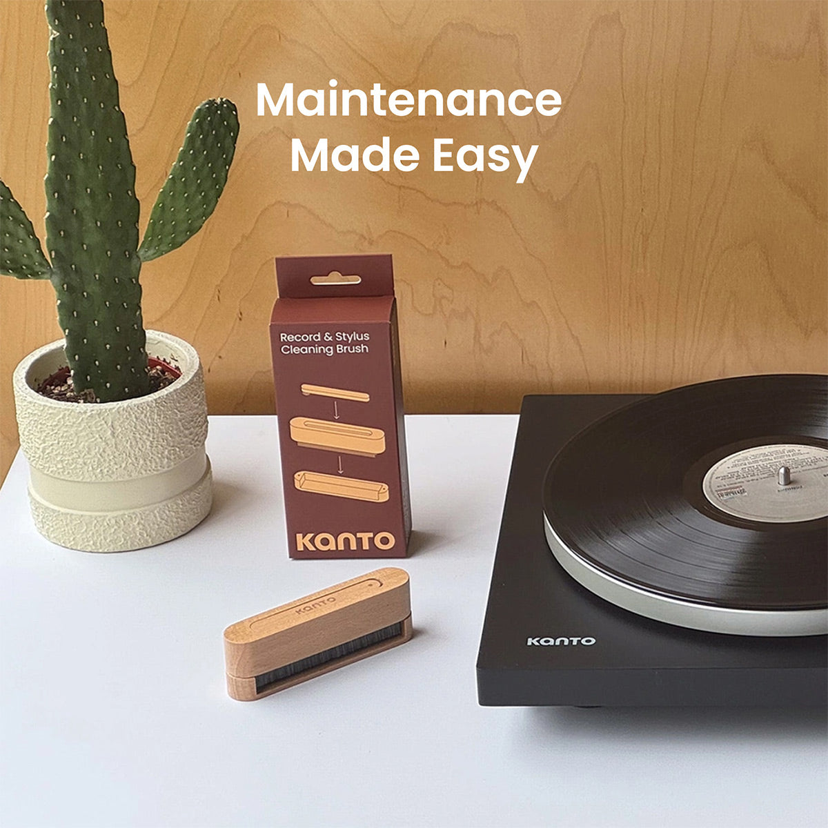 Kanto TT-SB Carbon Fiber Record and Stylus Cleaning Brush