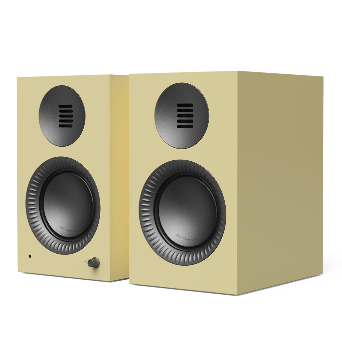 Kanto TUK G2 Powered Speakers Bundle with AudioQuest Jack Russell Subwoofer Cable - 4m (Butter)