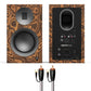 Kanto TUK G2 Powered Speakers Bundle with AudioQuest Jack Russell Subwoofer Cable - 4m (Burled)