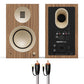 Kanto TUK G2 Powered Speakers Bundle with AudioQuest Jack Russell Subwoofer Cable - 4m (Walnut)
