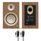 Kanto TUK Grand Powered Speakers Bundle with AudioQuest Jack Russell Subwoofer Cable - 4m (Walnut)